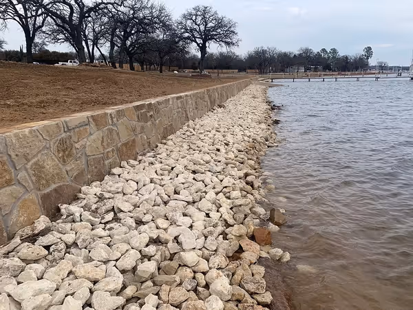 North Texas Waterfront Seawall